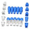 CocinaCo 10 Set Neutrik PowerCON Type A NAC3FCA+NAC3MPA-1 Chassis Plug Panel Adapter view 1