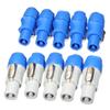 CocinaCo 10 Set Neutrik PowerCON Type A NAC3FCA+NAC3MPA-1 Chassis Plug Panel Adapter view 2