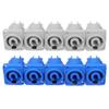 CocinaCo 10 Set Neutrik PowerCON Type A NAC3FCA+NAC3MPA-1 Chassis Plug Panel Adapter view 3