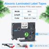 Absonic 4-Pack 9mm 0.35" Black on Clear Label Tape Compatible for Brother Tze-121 Tze121 TZ-121 P Touch Tze Tz Tape 9mm Clear for PTD220 PTD210 PTD200 PTD400 PTD600 PT1890 PT-1280 PT-1880 PT-2430PC view 2