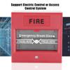 Door Emergency Exit Alarm Button, Emergency Door Release Security Glass Break Alarm Switch for Home/Business Security Panic Box view 2