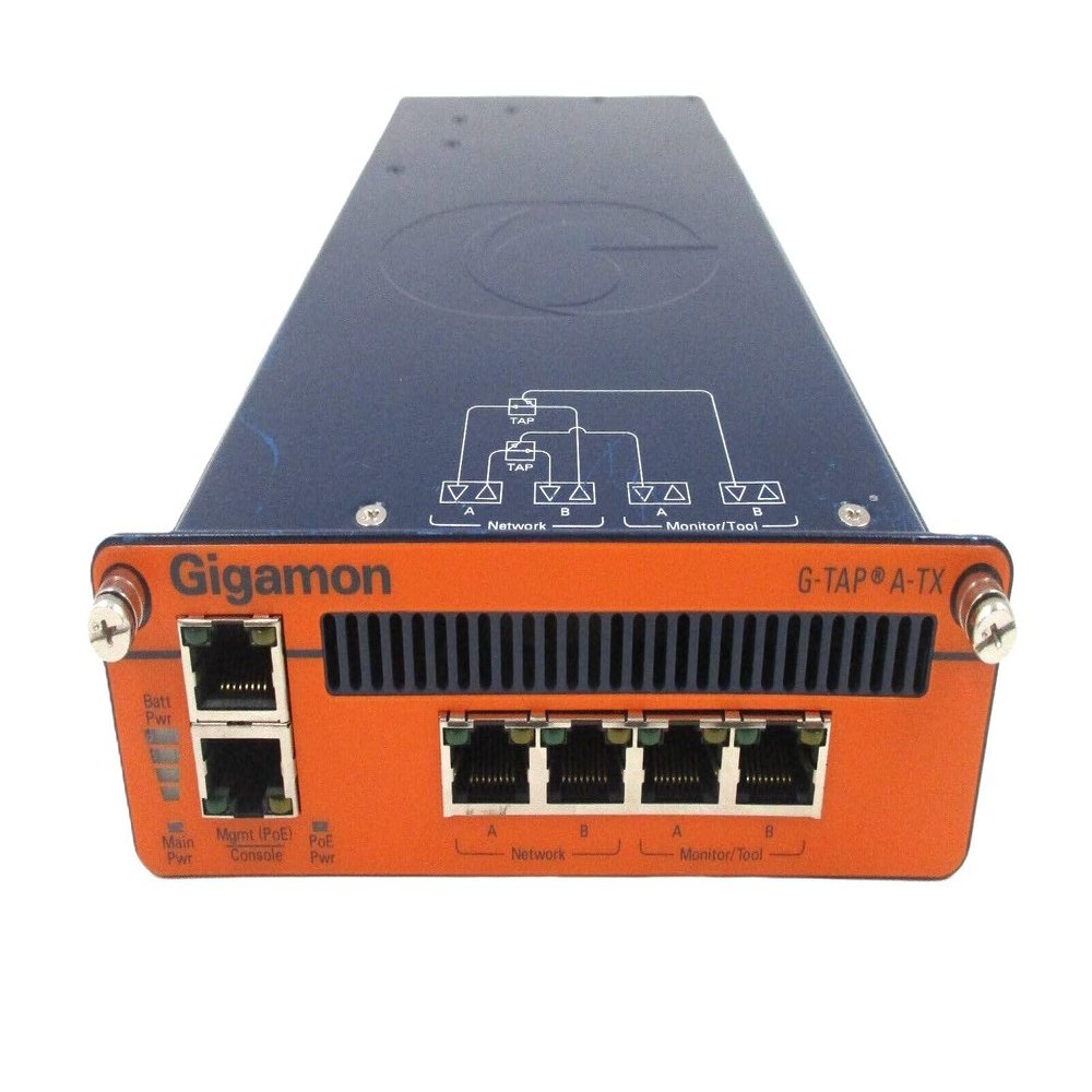 Gigamon G-TAP A Series GTP-ATX01 4X 10Gig PoE+ Ethernet Switch