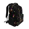 ALAZA Night Paris Eifel Tower Colorful Polka Dot Stylish Large Backpack Personalized Laptop iPad Tablet Travel School Bag with Multiple Pockets for Men Women College view 2