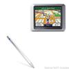 BoxWave Stylus Pen Compatible with Garmin nuvi 215 - AccuPoint Active Stylus, Electronic Stylus with Ultra Fine Tip - Metallic Silver view 1