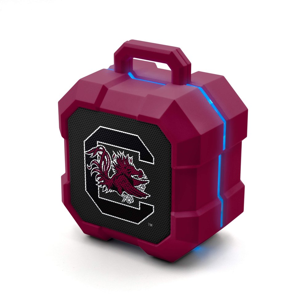 SOAR NCAA Shockbox LED Wireless Bluetooth Speaker, South Carolina Gamecocks