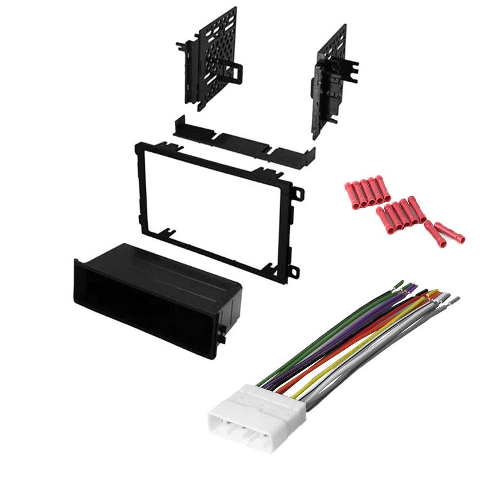 CACH KIT83 Bundle with Car Stereo Installation Kit for Honda 1998  2002 Passport  in Dash Mounting Kit, Harness for Double Din or Single Din Radio Receivers (3 Item)