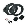 6" 6.5" 6.75" or 6x9 Front Door Car Speaker Install Adapter and Tweeter Mount Plates w/Speaker Wire Connectors -Made for Chevrolet GMC: 2014-2024 Silverado 1500, 2015-2024 Silverado 2500/3500 +More