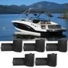 Rockville HP5S-8 BK 5.25" 420W Peak/140W RMS per Pair Marine Outdoor/Indoor Wall Mount Speakers, 8-Ohm, Weather Resistant, Swivel Brackets, Paintable Grill, for Boats, 10-Piece view 1