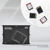 4-Slot SD Card Holder Case, Slim Ultra-Thin SDHC SDXC Memory Card Organizer view 2