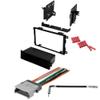 CACH KIT122 Bundle with Car Stereo Installation Kit for Toyota Matrix 2003  2004 in Dash Mounting Kit, Harness, Antenna for Double Din or Single Din Radio Receivers (4 Item) view 1