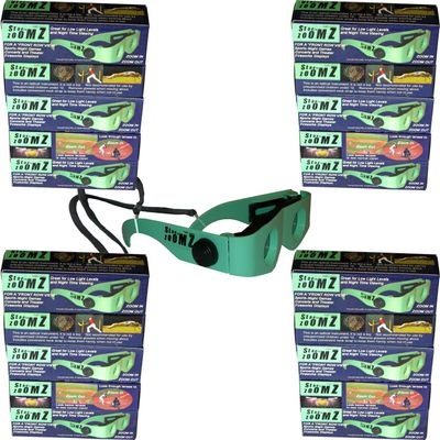 Lot of 20 Nite Vision Binocular Glasses, Low Light Levels, aid for Macular Degeneration Patients to See Faces and TV Again. Below Wholesale Cost.