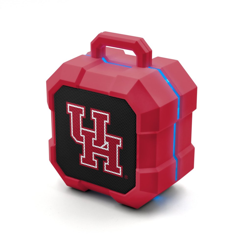 SOAR NCAA Shockbox LED Wireless Bluetooth Speaker, Houston Cougars