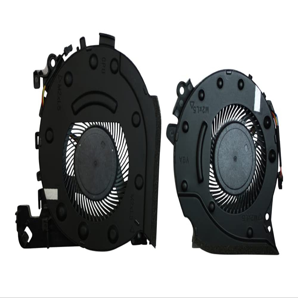 Power4Laptops Replacement Laptop Fan (Pair) Compatible with HP Pavilion 15-cx0004TX