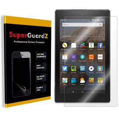 [2-Pack] for Fire 7 (9th Gen, 2019) / Fire 7 Kids Edition (9th Gen, 2019) Screen Protector - SuperGuardZ, Ultra Clear, Anti-Scratch, Anti-Bubble [Lifetime Replacement] + 2 Stylus Pen