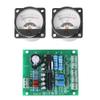 2-Pack VU Meter Panel with Driver Board, 12-15V 300mA, Warm Back Light Recording Audio Level Amplifier, Electric Energy Measuring Instruments view 1