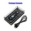 Mustpoint 12 Way 5V RGB LED Splitter Hub with PMMA Case and Magnetic Standoff for ASUS/MSI 5V 3Pin LED Controller with PMMA Case and Magnetic Standoff for ASUS/MSI 5V 3Pin LED Controller view 4