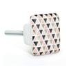 Abbott Collection Square Graphic Knob-1.3" Sq view 3