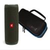 JBL Flip 5 (Green) + Bundle with divvi! Protective Hardshell Case view 1