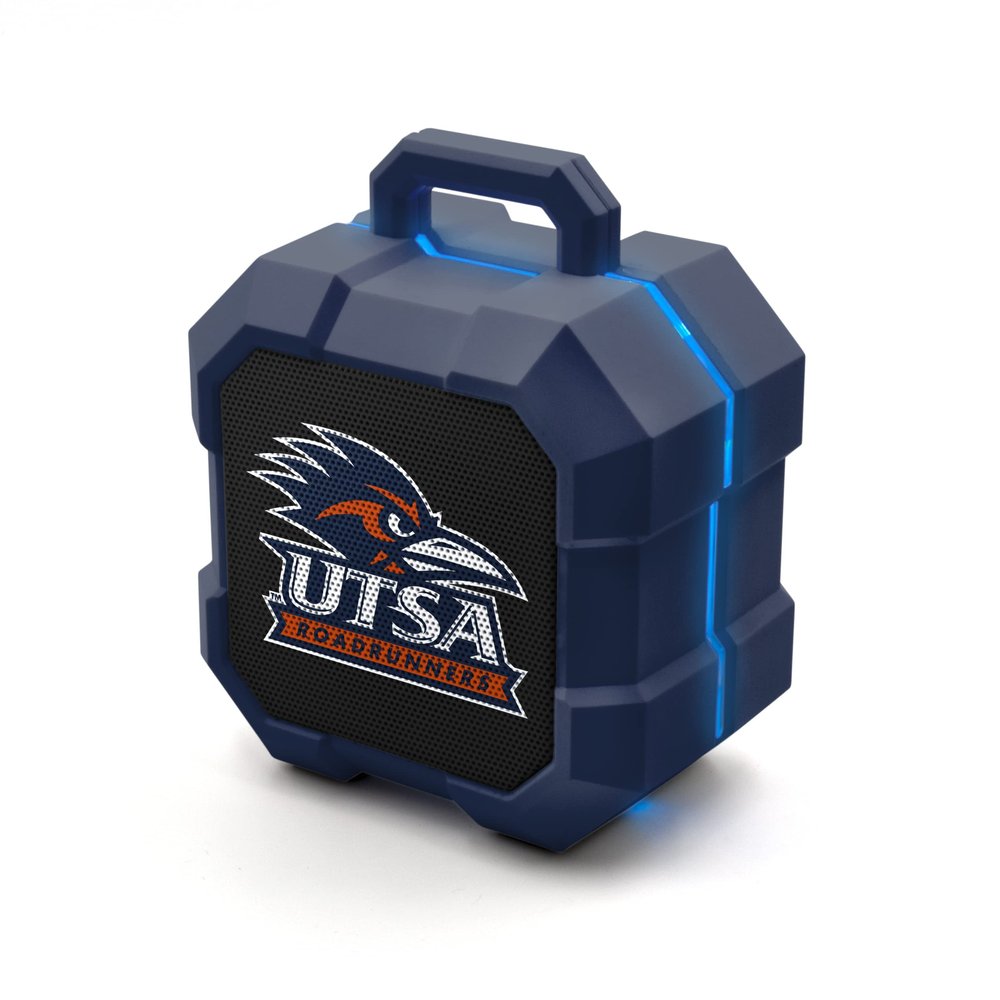 SOAR NCAA Shockbox LED Wireless Bluetooth Speaker, UTSA Roadrunners