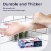 Fit Meal Prep 400 Pack Disposable Latex Free Large Vinyl Food Prep Gloves - Powder Free, Ideal for Kitchen, Bathroom, Household, Gardening view 3