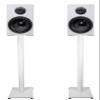 Rockville Pair RockShelf 68W White 6.5" Home Bookshelf Speakers w/37 Stands view 1