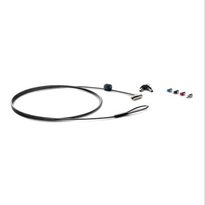 HP Cable Lock - 6 ft Cable - Keyed Lock - Galvanized Steel - for Notebook, Monitor, Tablet, Docking Station
