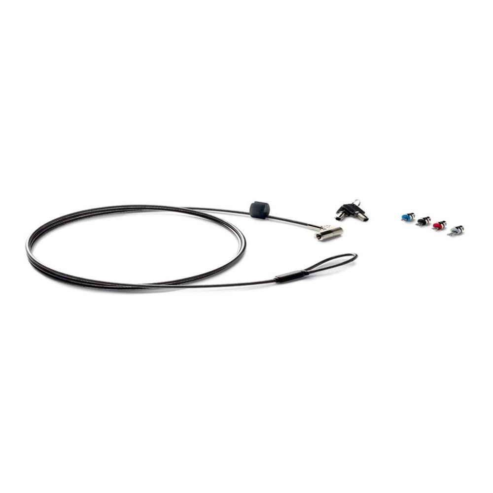 HP Cable Lock - 6 ft Cable - Keyed Lock - Galvanized Steel - for Notebook, Monitor, Tablet, Docking Station