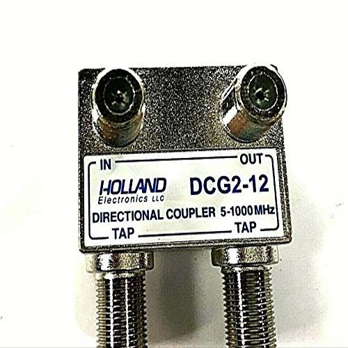 Holland Electronics Wall Tap Directional Coupler Splitter 2 Output DCG2 Series (12db)