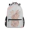 ALAZA Pineapple Marble Large Backpack Laptop School Bag with Multiple Pockets view 1
