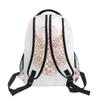 ALAZA Pineapple Marble Large Backpack Laptop School Bag with Multiple Pockets view 3