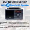 Eton Elite Field Radio with AM/FM, Shortwave, RDS, Bluetooth, Digital Tuning, Treble/Bass Control, 50 Memory Stations, External Antenna, Rich LCD Display, Retro Tabletop Design view 2