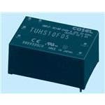COSEL TUHS10F12 AC-DCPower Supply 10.8W 12V 0.9A, Enclosed, PCB Mt, 1 Output, 6-DIP Thru H, 1.30" x 0.86" x 0.59", 85% Eff, Input: 85-264VAC, 120-370VDC, Op: -40~85C