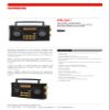 Sangean PR-D17 AM/FM-RDS Portable Radio Specially Designed for The Visually Impaired with Helpful Guided Voice Prompts, high Contrast Large Yellow Controls with Raised Symbols view 4