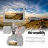 Andoer Aluminium Triple Hot Shoe Camera Mount Adapter Triple Shoe Bracket for Light Monitor Micr Audio Recorder Studio Flash Video Camera view 2