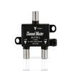 Channel Master Splitter 2 | 2-Way Splitter Distributes Digital HDTV Antenna Signal to 2 TVs, One Input and Two Outputs, Power Passing for Preamplifiers and Boosters, Low-Loss Design, Indoor/Outdoor view 1