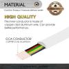 Conext Link 7 FT feet RJ11 6P6C Modular Telephone Extension Cable Phone Cord Line Wire (White) 33225 view 2