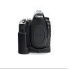 5D Mark IV Camera Case, BolinUS Handmade Genuine Real Leather Half Camera Case Bag Cover for Canon Eos 5D Mark IV Camera Bottom Opening Version + Hand Strap (Black) view 2