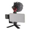 FocusFoto Video Cage Handle Rig + Mini Tripod Kit for Smart Phone view 1