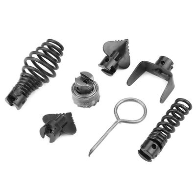 Hilitand 7PCS 16mm Pipe Dredge Cutter Heads Dredge The Spring Automatic Head Locking Head/Gear/Cutter Head