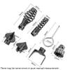Hilitand 7PCS 16mm Pipe Dredge Cutter Heads Dredge The Spring Automatic Head Locking Head/Gear/Cutter Head view 2
