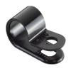 GTSE Black Nylon Plastic Cable Clamps, 5/16" Screw Mounts for Cable, Rope, Tube Management, 100 Pack view 1