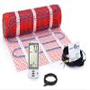 15 sqft Floor Heating Mat Kit 120V, Electric Tile Floor Heating System, UDG-4999 Radiant Floor Heating Thermostat with GFCI, Floor Sensor. Heated Floor Mat Adhesive Backing. Tile, Stone, Marble view 1