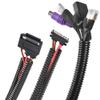 100 FT 1/4 6mm Black Split Loom Conduit Polyethylene Tubing Twice The Density of Our Competitors Guaranteed view 2
