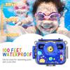 Ourlife Digital Camera, Selfie Waterproof Cameras for Teens, 1080P 8MP 2.4 Inch Large Screen Cam Digital Camera with 8GB TF Card, Fill Light,Christmas Birthday Gift (Blue) view 4