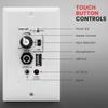 Pyle Bluetooth Receiver Wall Mount - in-Wall Audio Control with Built-in Amplifier | USB, Microphone, Aux (3.5mm) Input | Terminal Block | Connect 2 Speakers | 100 Watt - PWA15BT.5 view 4