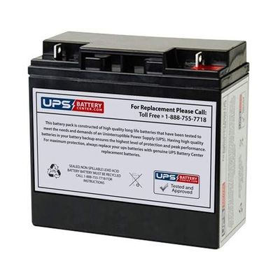 PP12-18 - UPSBatteryCenter 12V 18Ah F3 Compatible Replacement Battery for Plus Power PP12-18