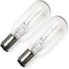 EiKO CAX-130V Ophtalmic Lamp Light Bulb, 50 Watts, 130 Volts, 775 Initial Lumens, Double Contact Bayonet (BA15d) Base, T8 Bulb, CC-13 Filament, 3.13"/79.4mm MOL, 1.00"/25.4mm MOD, Pack of 2 view 1