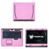 Decalrus - Protective Decal for Acer Predator Helios 500 (17.3" Screen) Laptop Pink Carbon Fiber Skin case Cover wrap CFacerPredatorHelios500_17Pink view 1