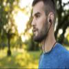 iJoy Bluetooth Wireless Sport Earbuds IPX4 Sweatproof Sport Headphones with Microphone, Noise Cancelling Earphones, Noise Cancelling Headset for Workout, Running, Gym (Black) view 3