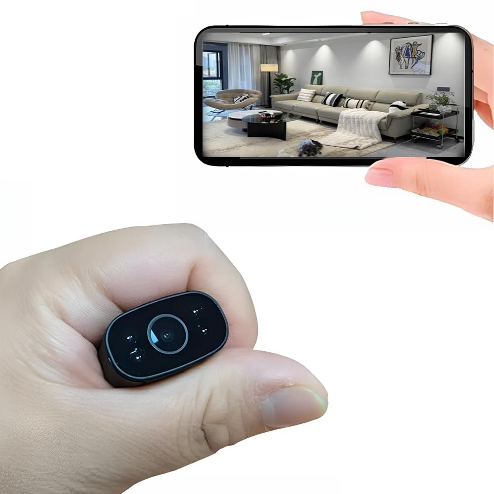 Latest Upgrade W3 Hidden Home Security Cameras Mini spy cam 1080P FHD Wireless WiFi Remote View Tiny Surveillance Cameras Indoor Outdoor Video Recorder Smart Motion Detection